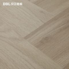 贝尔地板 SPC生态石晶地板 人字拼 6mm SS6-6007 630*126*6+0(0.5)/16P