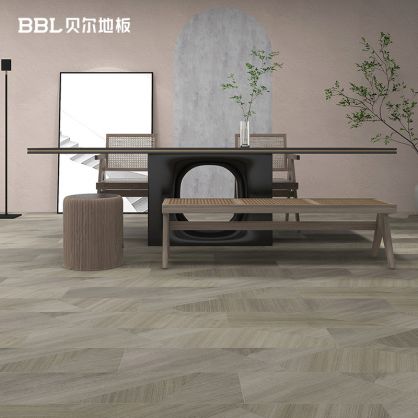 贝尔地板 12mm木刻年华耐磨多层系列 耐磨面多层复合实木地板 E0级
