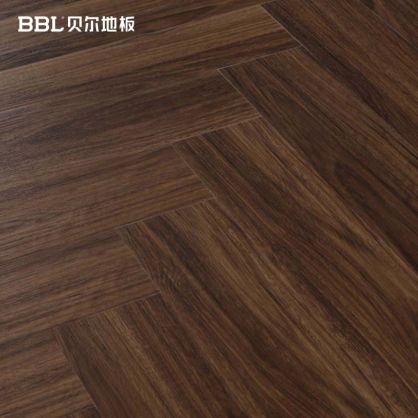 贝尔地板 SPC生态石晶地板 人字拼 6mm SS6-6008 630*126*6+0(0.5)/16P