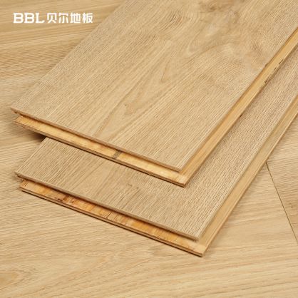 贝尔地板 BM9301 木刻年华耐磨多层系列 耐磨面芯三层实木复合地板 15mm