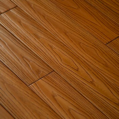 贝尔地板 卡罗木纯实木地板 18mm橡木纹理 仿古手抓纹 BK-03