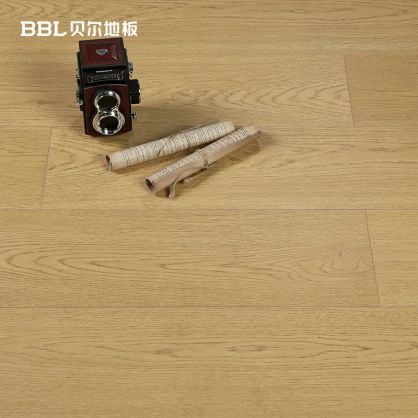 贝尔地板 BZM2101 古橡本色  设计师专供   耐磨面多层实木复合地板 15mm