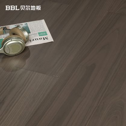 贝尔地板 实木复合地板 芯三层系列  芯三层     黑胡桃  ZN016